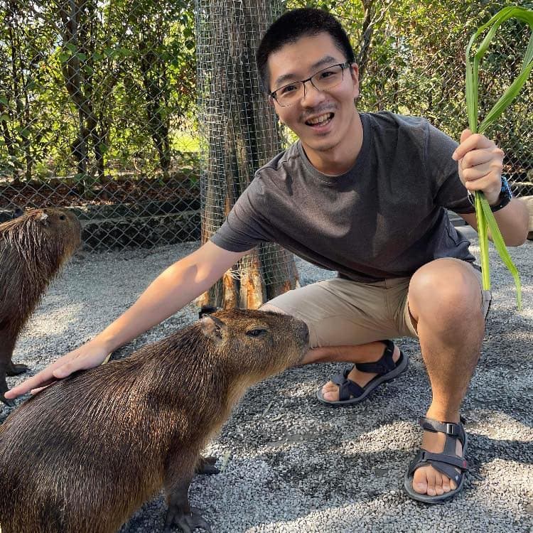 Photo of past lab member Pei-Chen Kuo (postdoctoral researcher, Field Museum)