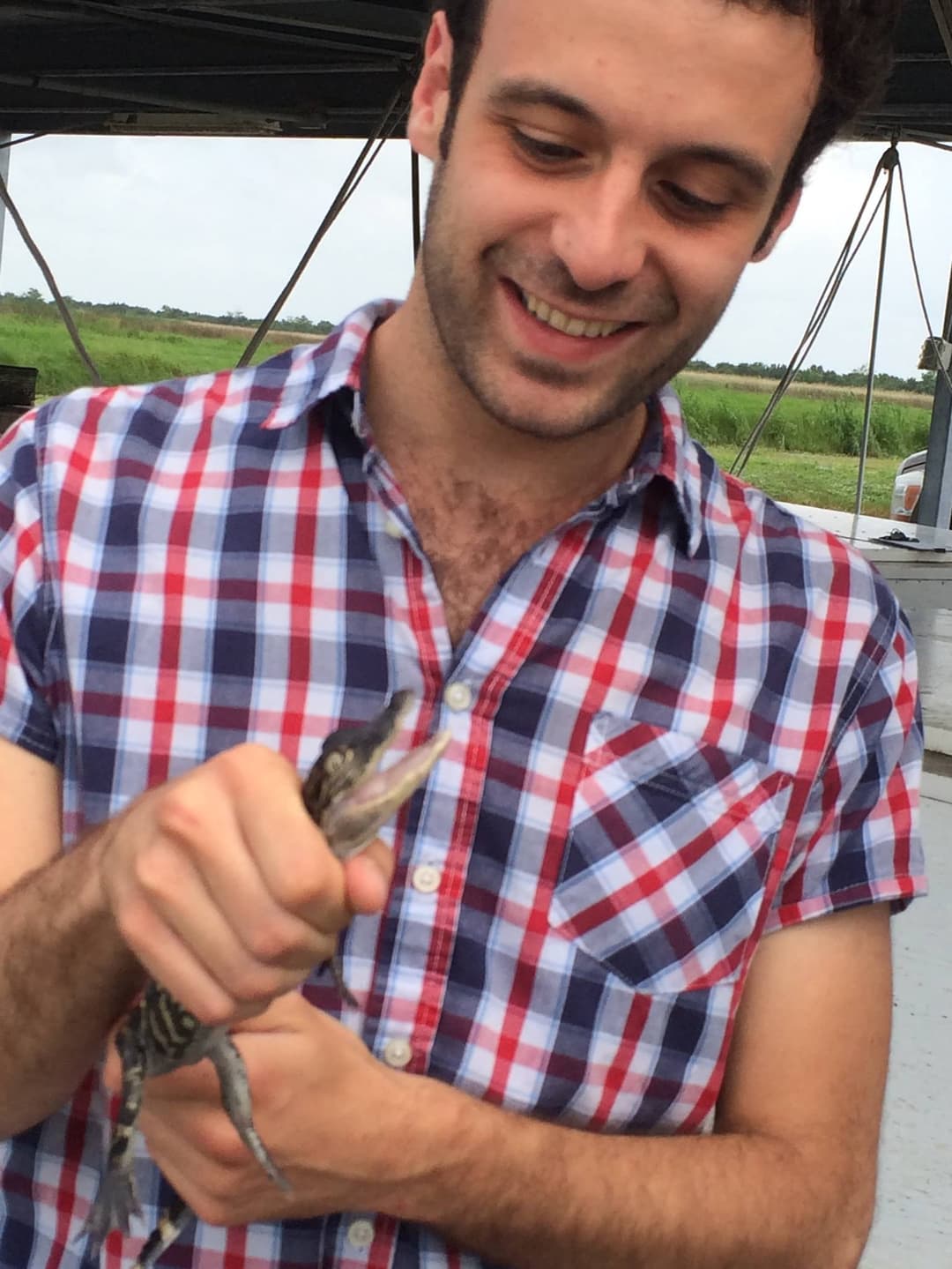 Photo of past lab member Matteo Fabbri (postdoctoral researcher)