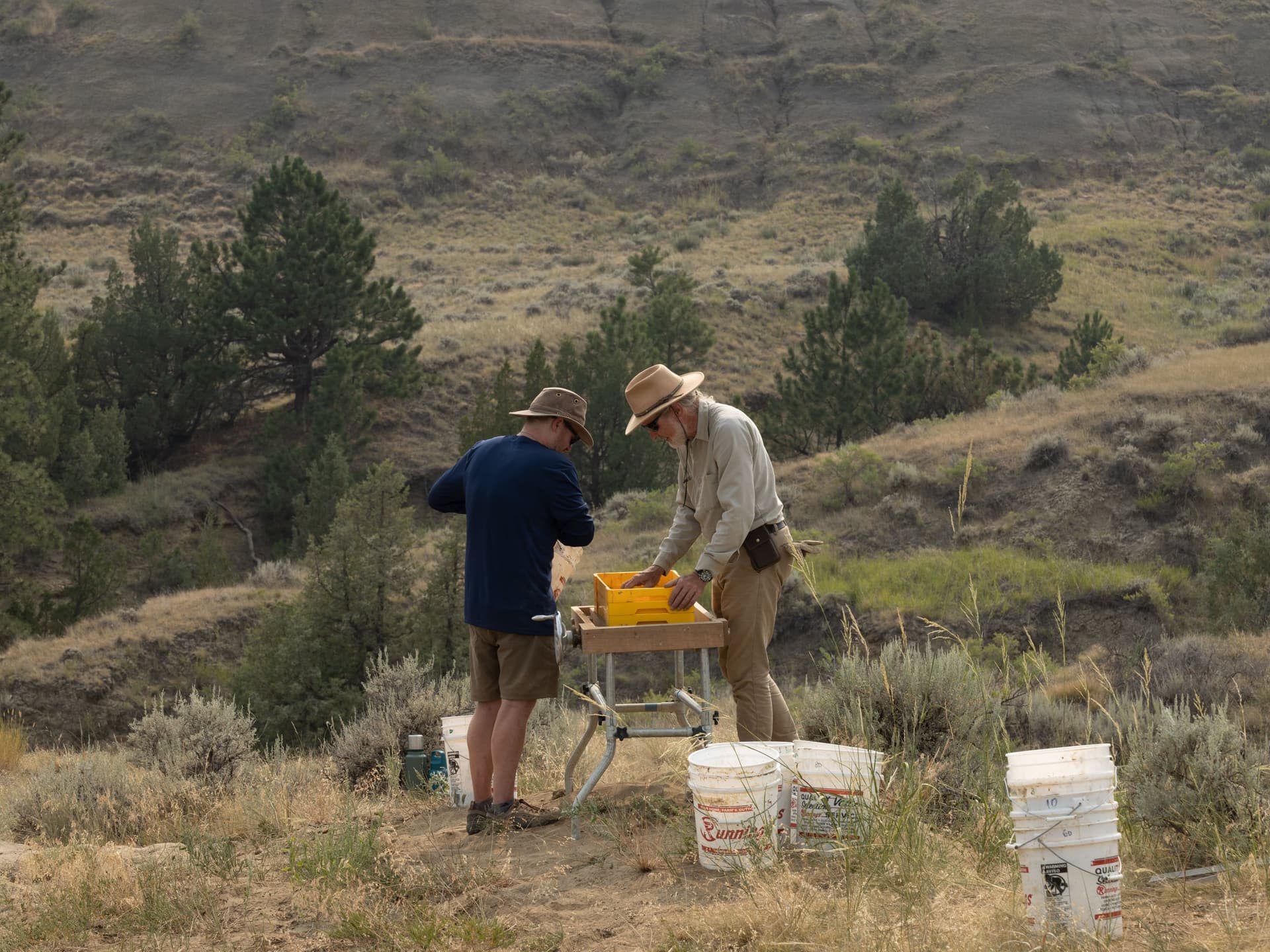 Jingmai O'Connor during field work